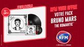 Bruno Mars : RFM vous offre votre pack "The Romantic" CD et vinyle 