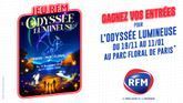 RFM vous offre vos places pour "L'Odyssée lumineuse" à Paris