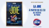RFM partenaire de la pièce de théâtre "La joie"