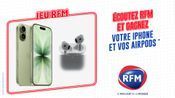 Medley RFM : Gagnez votre iPhone + vos AirPods 