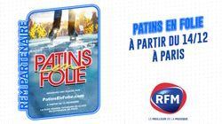 RFM partenaire de « Patins en folie » la plus grande patinoire de glace en extérieur de Paris 