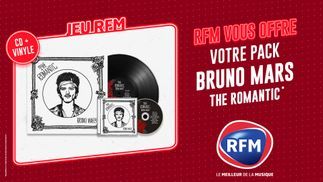 Bruno Mars : RFM vous offre votre pack "The Romantic" CD et vinyle 