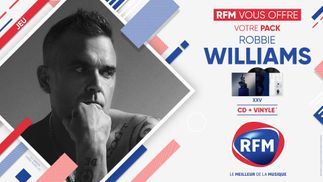RFM vous offre le nouvel album de Robbie Williams en CD + Vinyle !