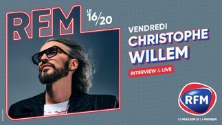 Christophe Willem : en interview dans le 16/20 le 22/05