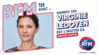 Virginie Ledoyen est l'invitée de Bernard Montiel samedi 13 avril sur RFM