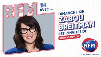 Zabou Breitman est l'invitée de Bernard Montiel dimanche 22 juin sur RFM 