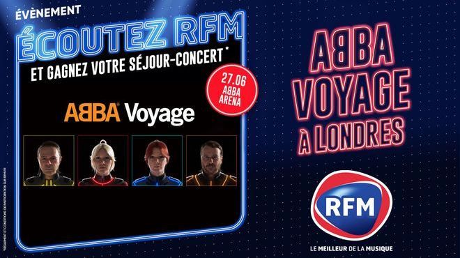 Écoutez RFM et gagnez votre séjour + vos places pour le concert de "Abba Voyage"